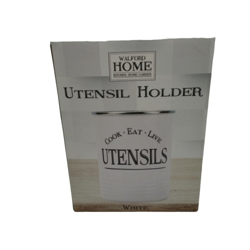 Utensil Holder White Walford Home