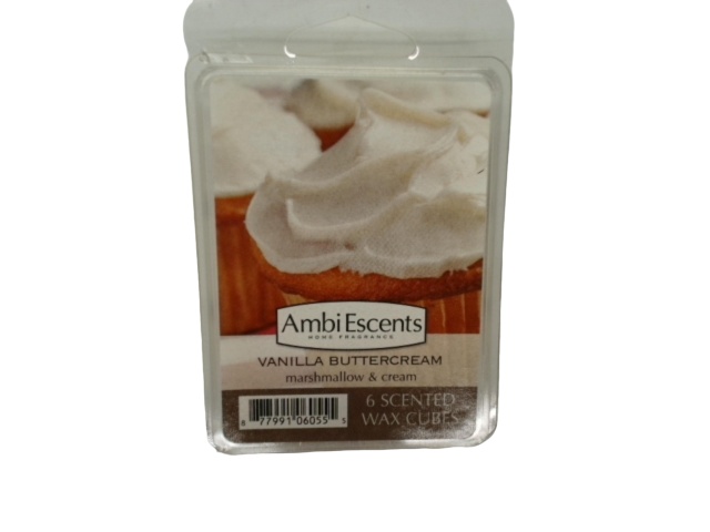 Wax Melts 2oz. Vanilla Buttercream Ambi Escents