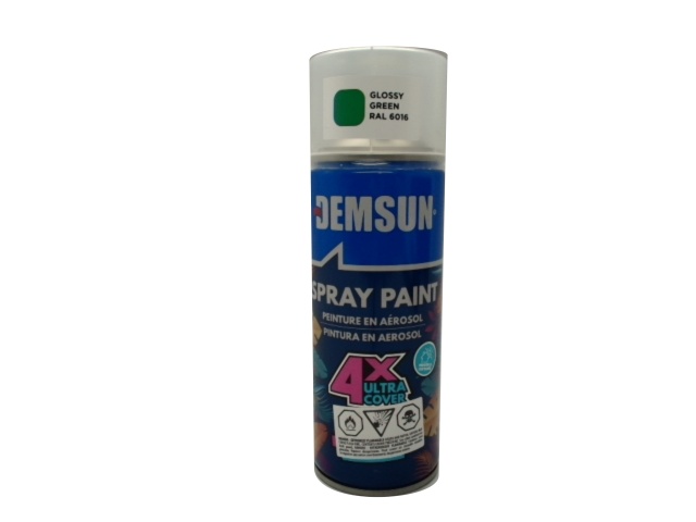 Spray Paint Glossy Green 300g. Demsun