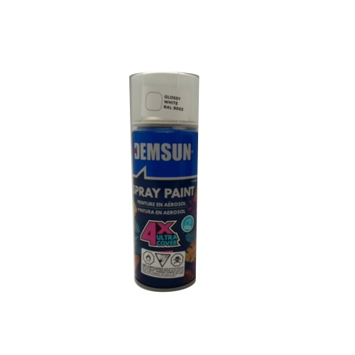 Spray Paint Glossy White 300g. Demsun