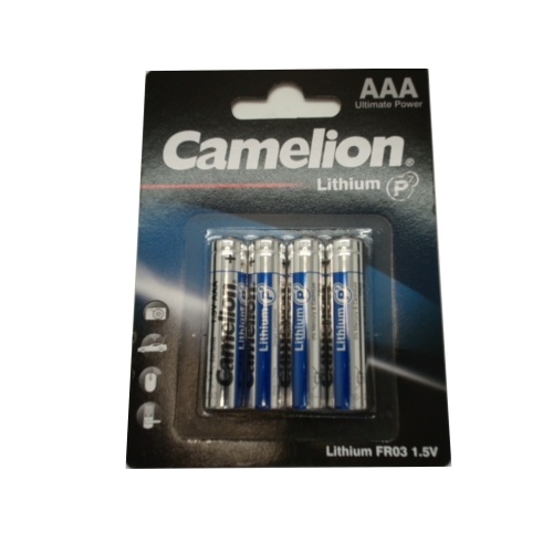 Camelion AAA lithium 4 pack batteries