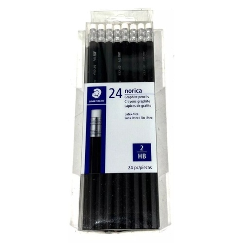 STAEDTLER 24PK NORICA HB2 PENCILS GRAPHITE