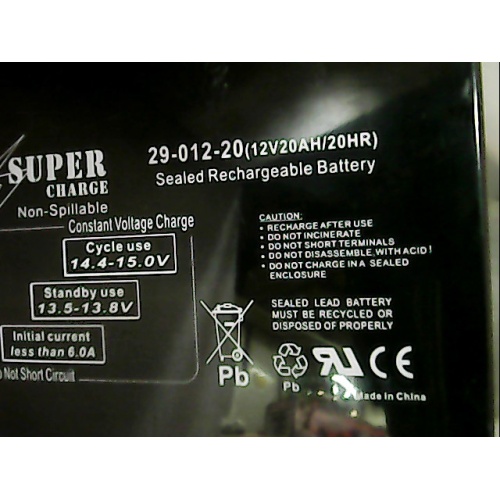 12V 20AH BATTERY