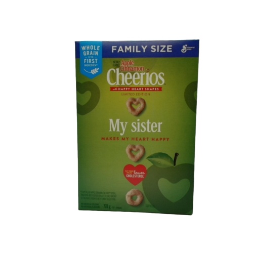 Apple Cinnamon Cheerios 778g. Family Size General Mills