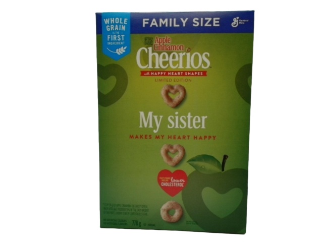 Apple Cinnamon Cheerios 778g. Family Size General Mills