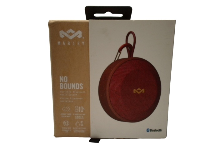 Marley Portable Bluetooth Speaker No Bounds Red