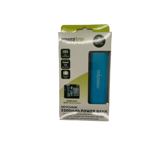 Keychain Power Bank 2200mah Power Xcel