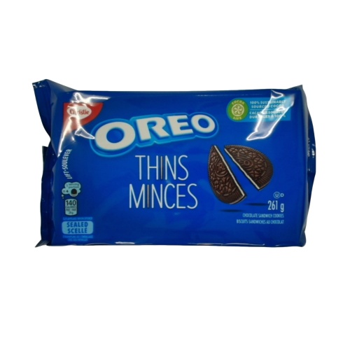 Oreo Thins Cookies 261g. Christie