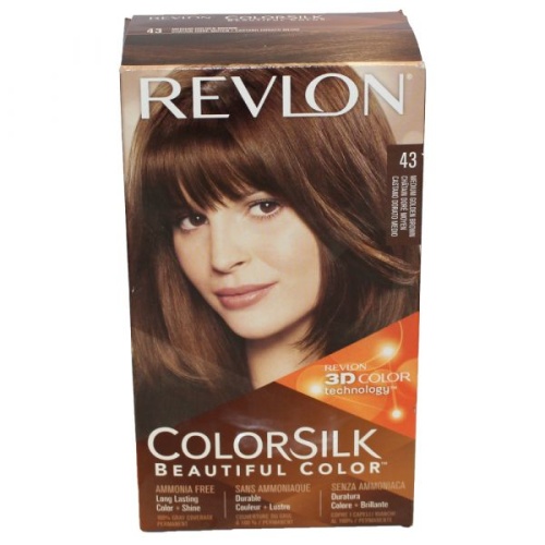 REVLON COLORSILK #43 MEDIUM GOLDEN BROWN