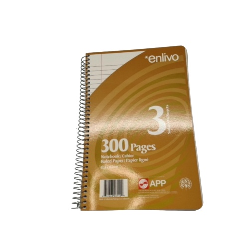 Notebook 300 Pages 3 Subjects Enlivo