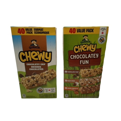 Quaker Chewy Granola Bars 40pk. x 24g.