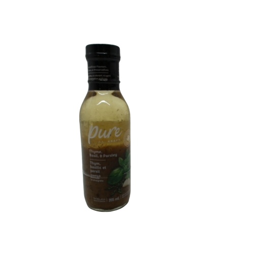 Salad Dressing Thyme, Basil & Parsley 355mL Pure Kraft