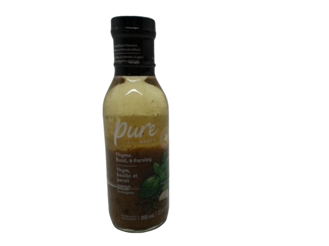 Salad Dressing Thyme, Basil & Parsley 355mL Pure Kraft