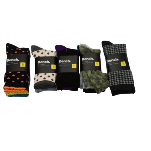 Socks Women's 3pk. Bench Assorted (or 3/$9.99)