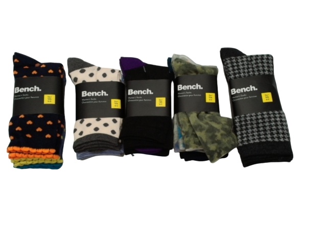 Socks Women\'s 3pk. Bench Assorted (or 3/$9.99)