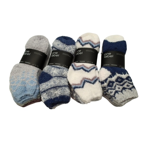 Socks Women's 4pk. Ultra Soft One Label (endcap)