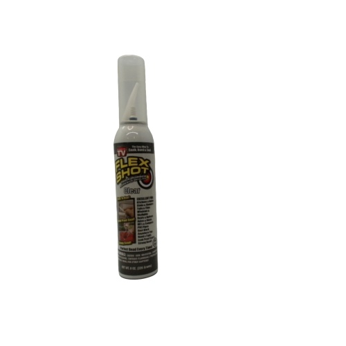 Flex Shot Thick Rubber Adhesive Sealant Clear 8oz.