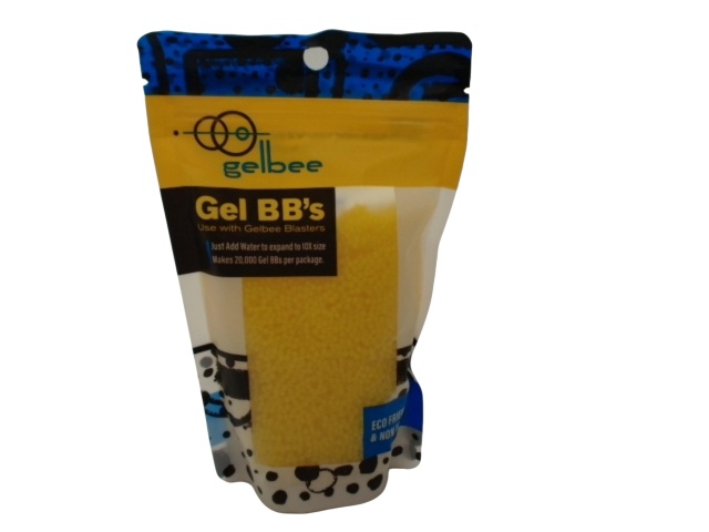 Gel BB\'s Yellow 20,000pk. Gelbee