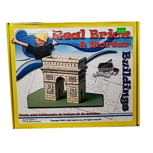 Building Mini Arc De Triomphe Real Brick & Mortar