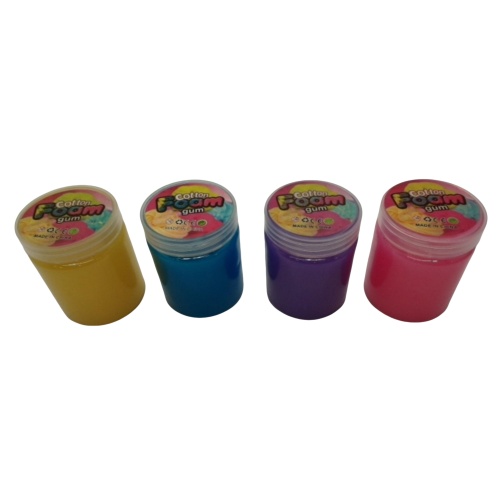 Cotton Foam Gum Slime Assorted Colours