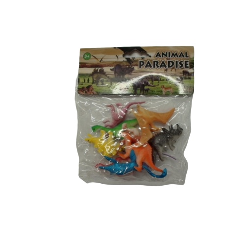 Mini Dinosaur Figures 10pk. Assorted Animal Paradise