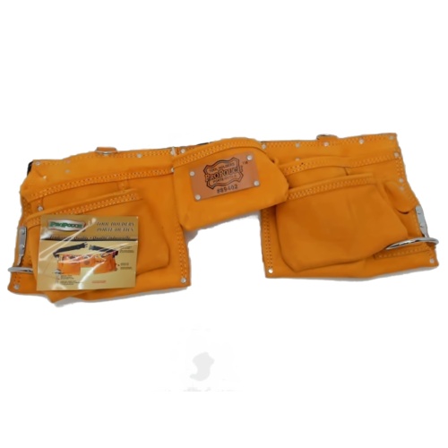 Tool Apron 5 Pocket Double Pouch Leather