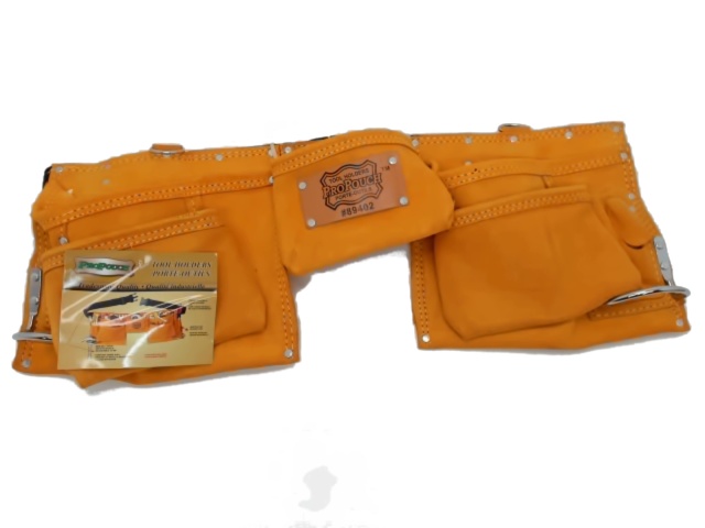 Tool Apron 5 Pocket Double Pouch Leather