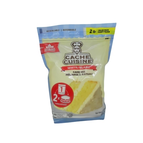 Cake Mix White 908g. Cache Cuisine