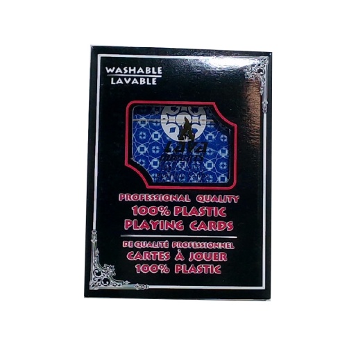 Playing Cards Blue 100% Plastic Professional Quality Lava Imports