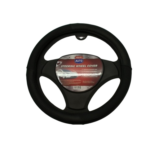 Steering Wheel Cover 15 Black Route Auto