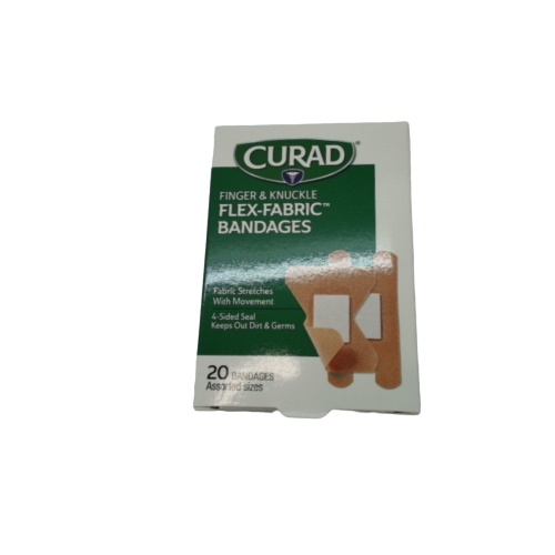 Finger & Knuckle Bandages Flex Fabric 20pk. Curad