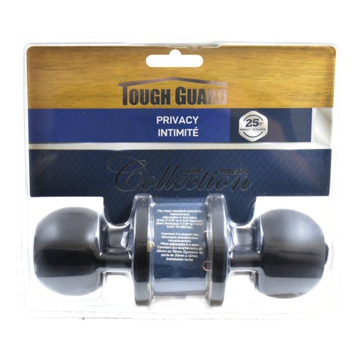 Door Lock Knob Privacy Black