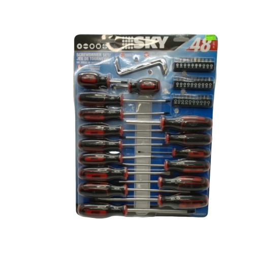 48pc. Screwdriver Set Sky