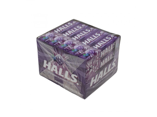 HALLS STICK 20X34G BLUEBERRY - each sold individually