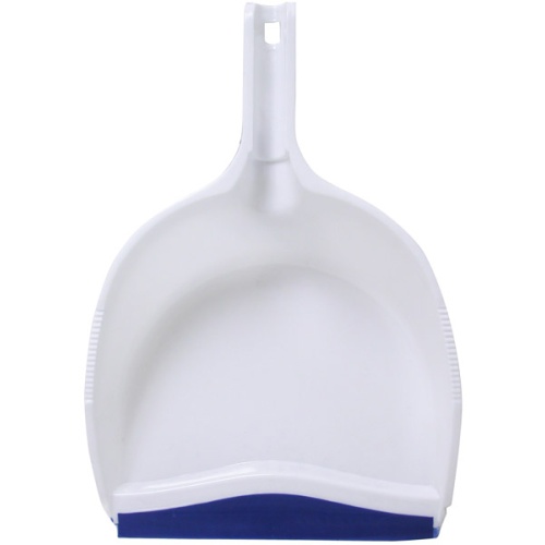 dustpan with rubber lip