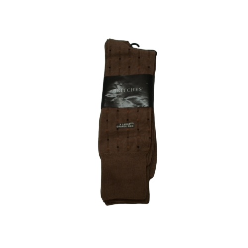 Dress Socks 2pk. Taupe XL Britches