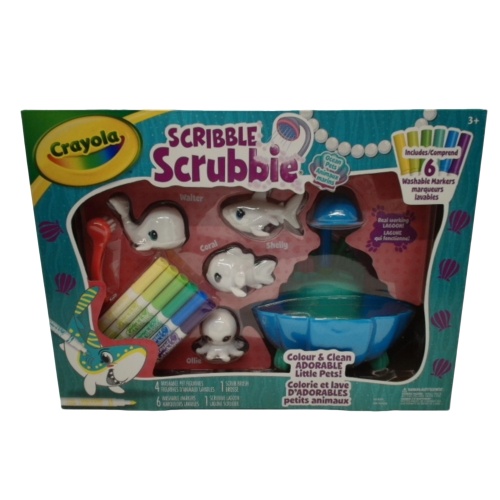 Scribble Scrubbie Playset Ocean Lagoon Tub Crayola