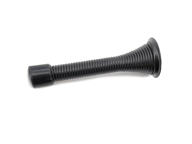 10pc Spring Door Stop 3in Black