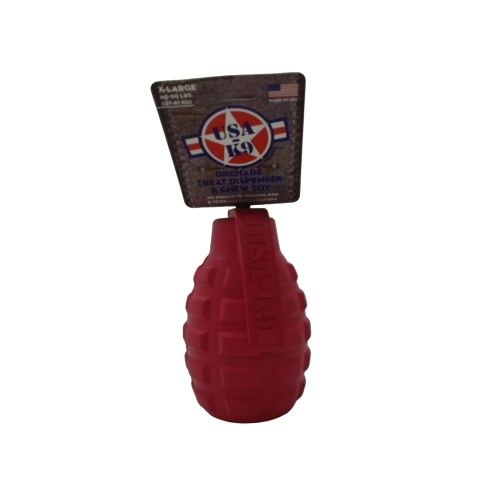 Dog Chew Toy Treat Dispenser Grenade