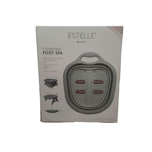 Collapsible Foot Spa Grey Estelle Beauty