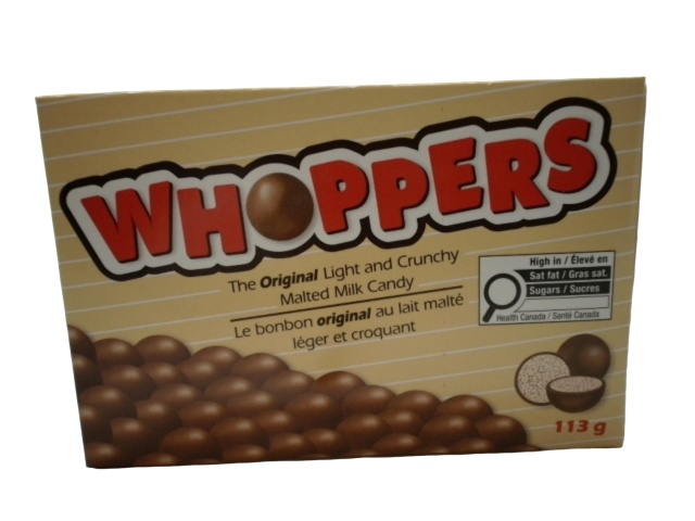 Whoppers Malted Milk Candy 113g.