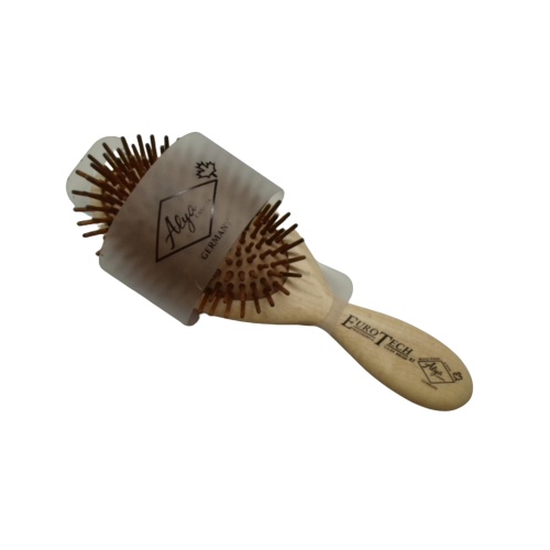 Hairbrush Light Wood Handle Euro Tech