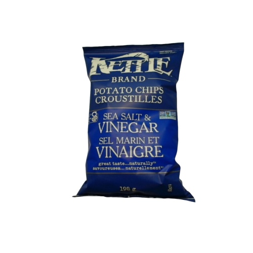 Kettle Chips Sea Salt & Vinegar 198g.