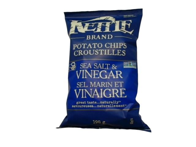 Kettle Chips Sea Salt & Vinegar 198g.