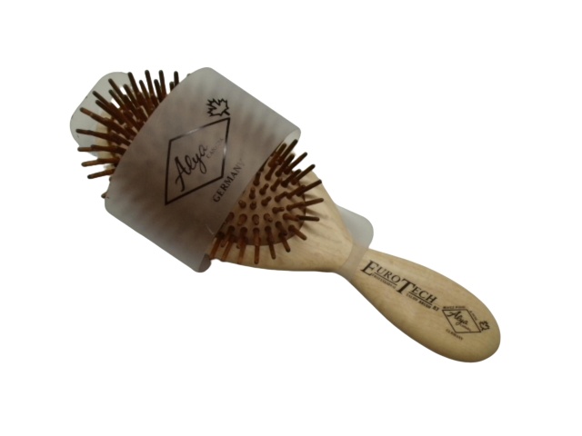 Hairbrush Light Wood Handle Euro Tech