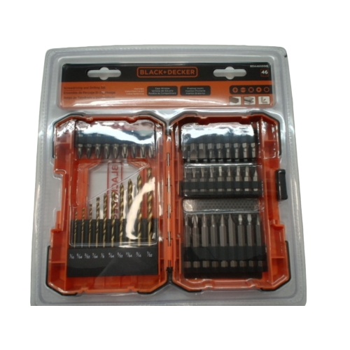 Screwdriving & Drilling Set 46pcs. Black+Decker