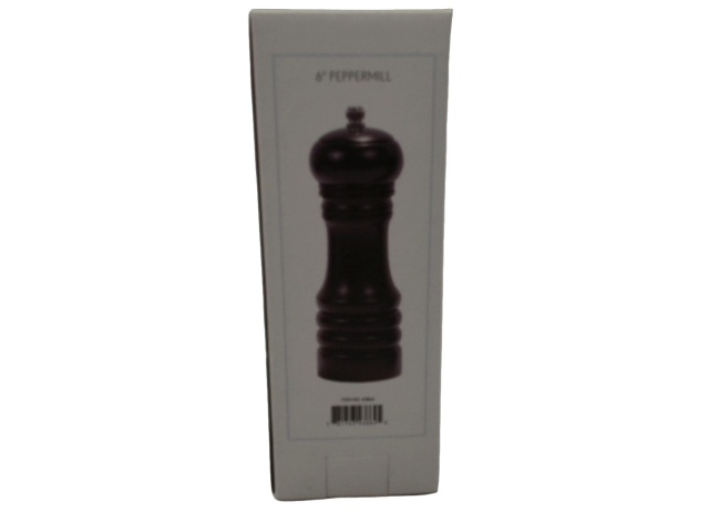 Pepper Grinder 6 Wood Unfilled\