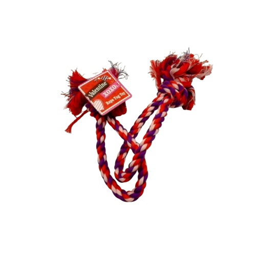 Rope Tug Toy Valentine Xoxo's