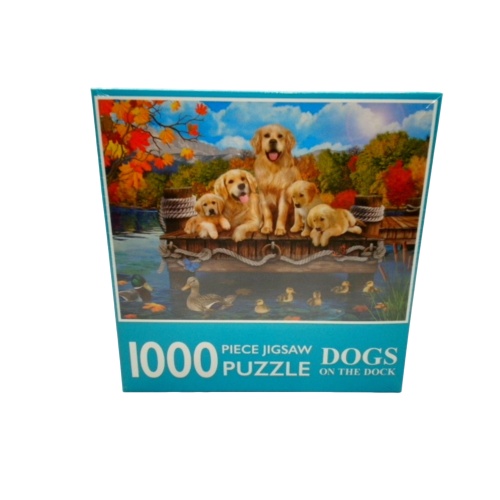 Jigsaw Puzzle 1000pc. Dogs On The Dock