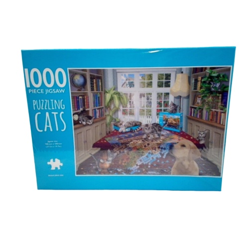 Jigsaw Puzzle 1000pc. Puzzling Cats